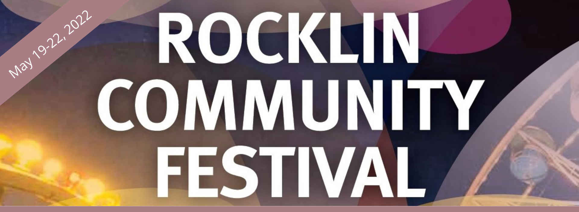 Rocklin Community Festival 2022 header